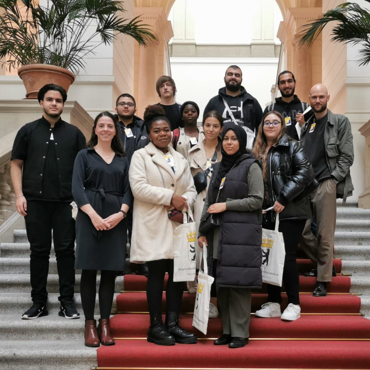 Schüler*innen zu Besuch im Abgeordnetenhaus