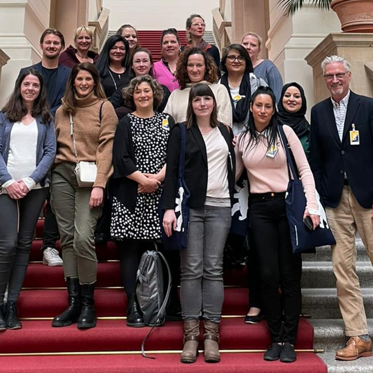 Künftige Verwaltungsfachangestellte zu Besuch im Abgeordnetenhaus