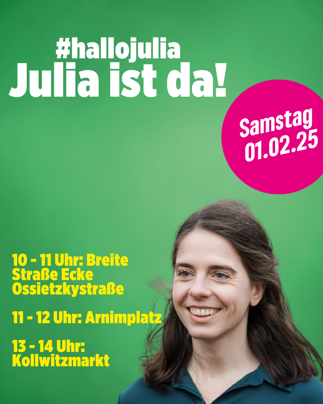 Triff Julia Schneider: Arnimplatz, Prenzlauer Berg