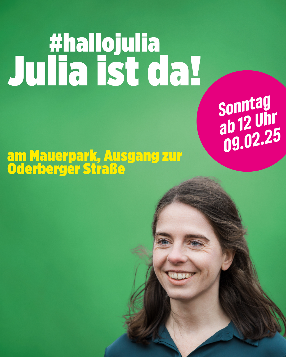 Triff Julia Schneider: Mauerpark, Oderberger Straße